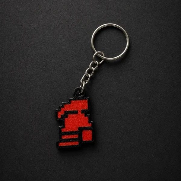 RuneScape OSRS Hardcore Ironman Keyring