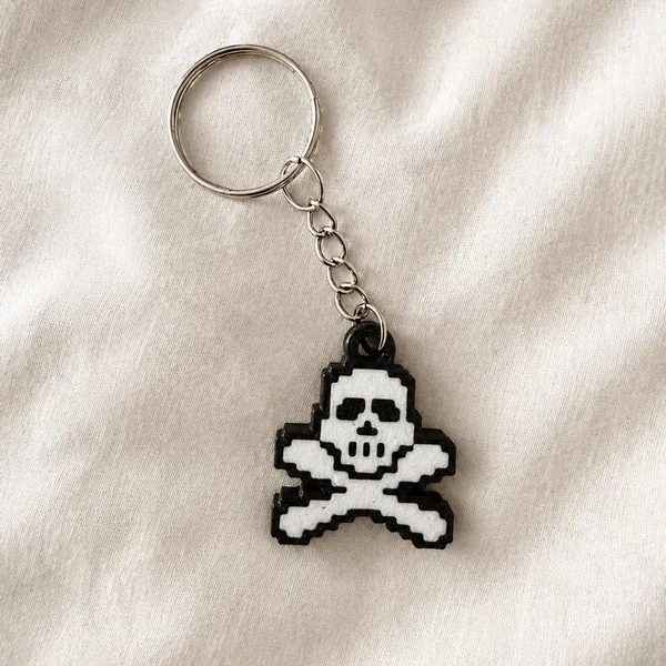 RuneScape OSRS PK Skull Keyring